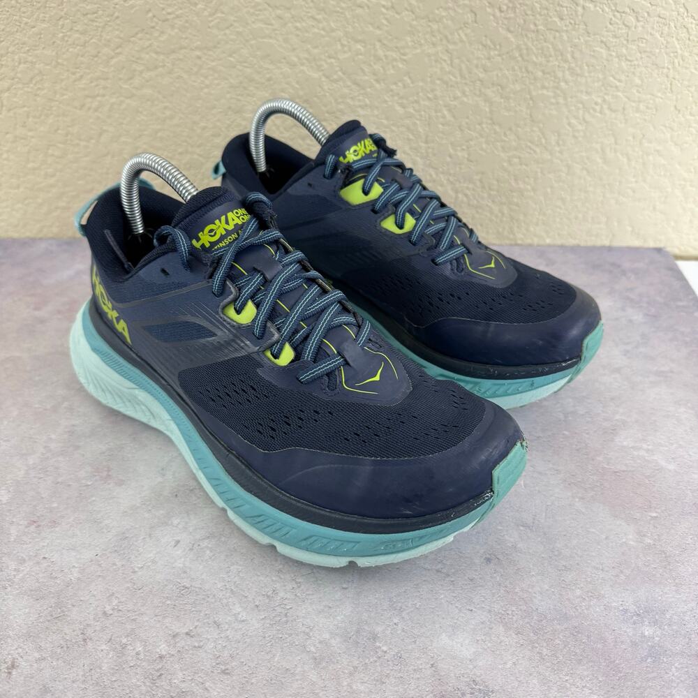 Hoka One One Women’s Stinson ATR 6 Trail Running Shoes Sz 9.5 Blue